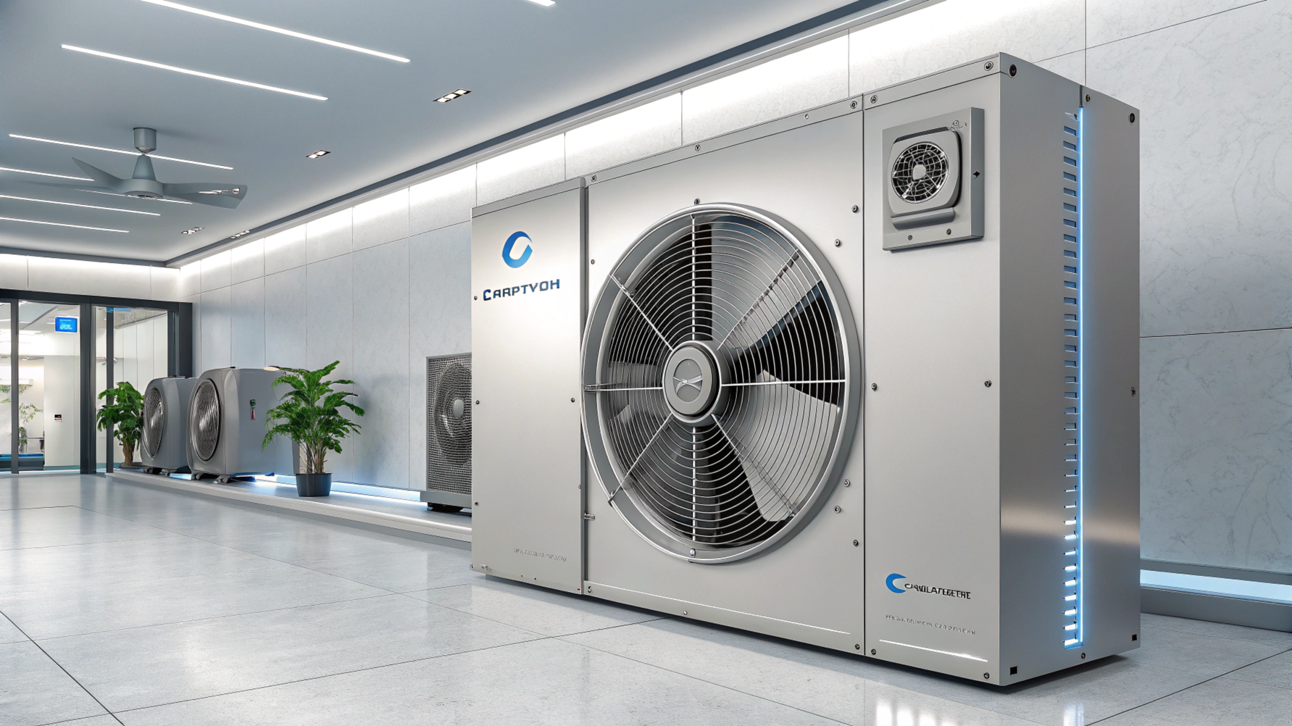 High-tech Garforfans device showcasing modern design, durability, and efficiency in an industrial and professional setting.